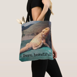 Bolsa Tote Imagem farpada engraçada do dragão