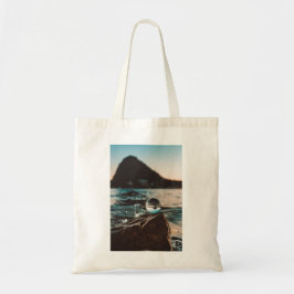 Bolsa Tote Imagens Cênicas do Oceano de Arte de Praia Fotogra
