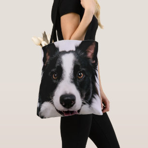 Bolsa Tote Imagens de Getty A border collie de sorriso
