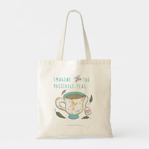 Bolsa Tote Imagine as possibilidades que o Tea Puns Compra o 