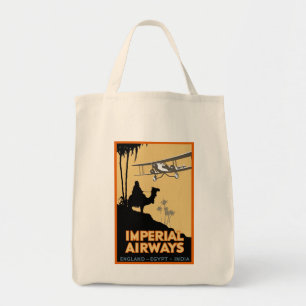 Bolsa Tote Imperial Airways ~ England - Egito - Índia