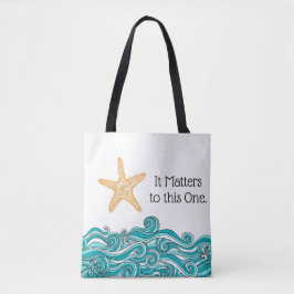 Bolsa Tote Importa a esta uma estrela do mar