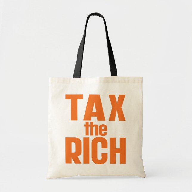 Bolsa Tote Imposto Sobre Os Ricos (Frente)