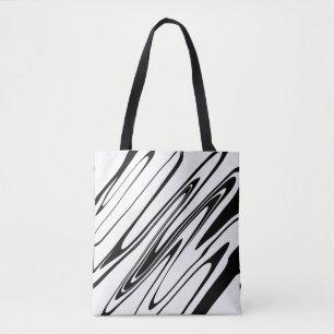 Bolsa Tote Impressão abstrato Zebra