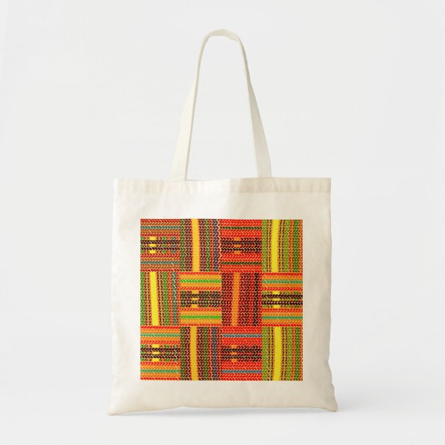 Bolsa Tote impressão africano (Frente)