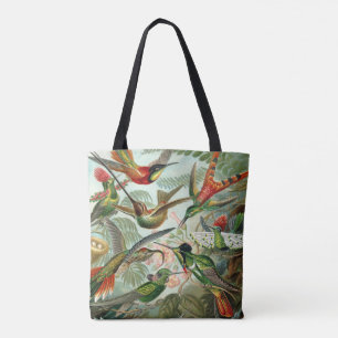 Bolsa Tote Impressão da arte de Ernst Haeckel: Trochilidae