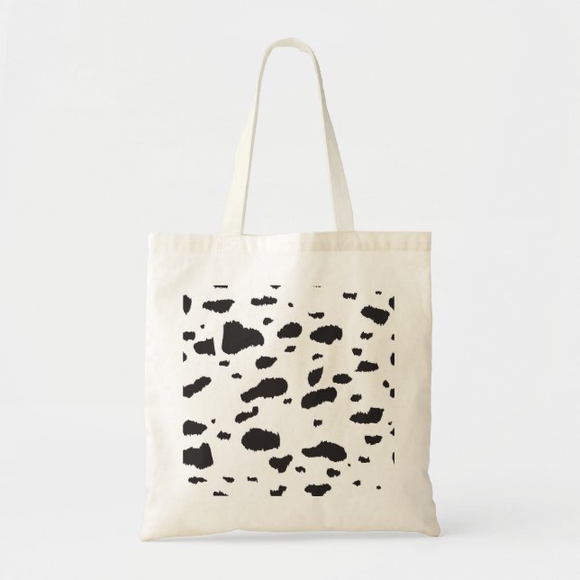 Bolsa Tote Impressão Dalmatian clássico sacola manchada (Frente)