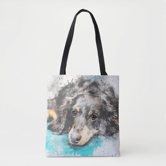 Bolsa Tote Impressão de abstrato (Frente)