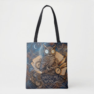 Bolsa Tote Impressão de Arte Abstrata do Crepuscular Criativo