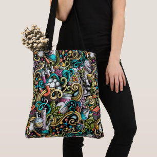 Bolsa Tote Impressão de Ciências do Professor por toda a part