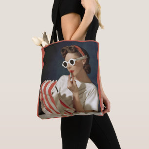 Bolsa Tote impressão de fotos da moda dos anos 50