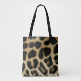 Bolsa Tote Impressão de Leopardo