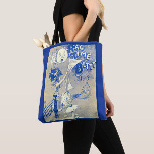 Bolsa Tote impressão de Ragtime Betty sheet Music em 1909