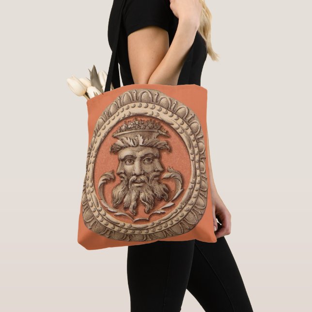 Bolsa Tote impressão de três faces (Close Up)