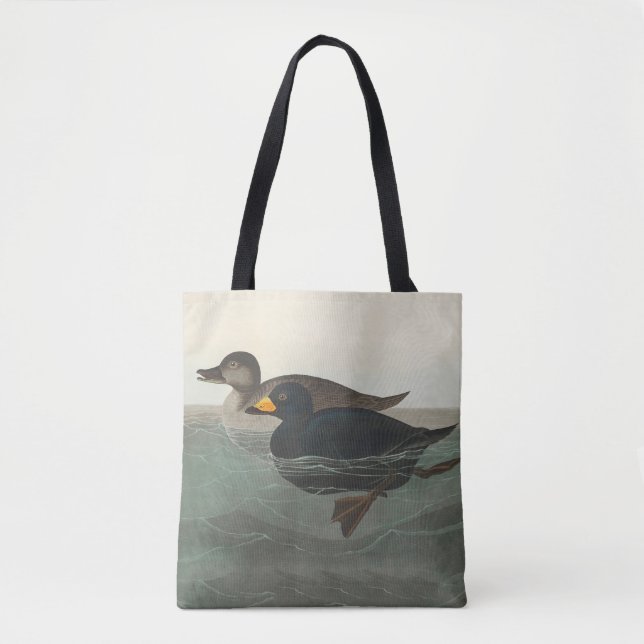 Bolsa Tote Impressão do Pato-negro-de-veludo de Audubon: Pato (Frente)