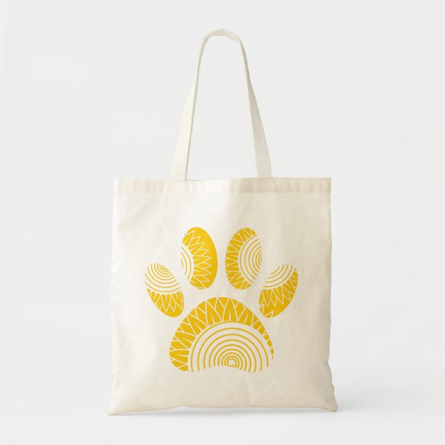 Bolsa Tote Impressão em Cachorro Amarelo (Frente)