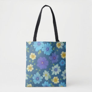 Bolsa Tote Impressão floral colorido