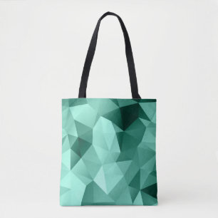 Bolsa Tote Impressão geométrica dos triângulos poligonais