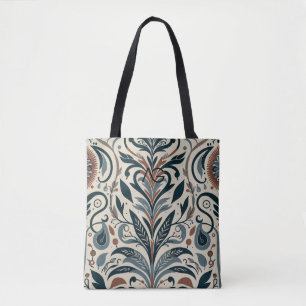 Bolsa Tote Impressão Linear Abstrata Aria Grace Urban Bloom