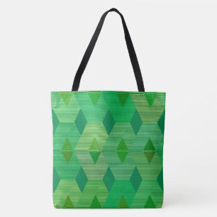 Bolsa Tote Impressão moderno do diamante do meio século,