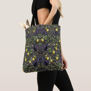 Bolsa Tote Impressão Total Limão Gótico Halloween