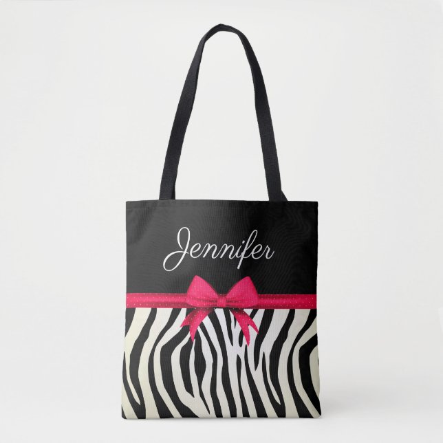 Bolsa Tote Impressão Zebra (Frente)