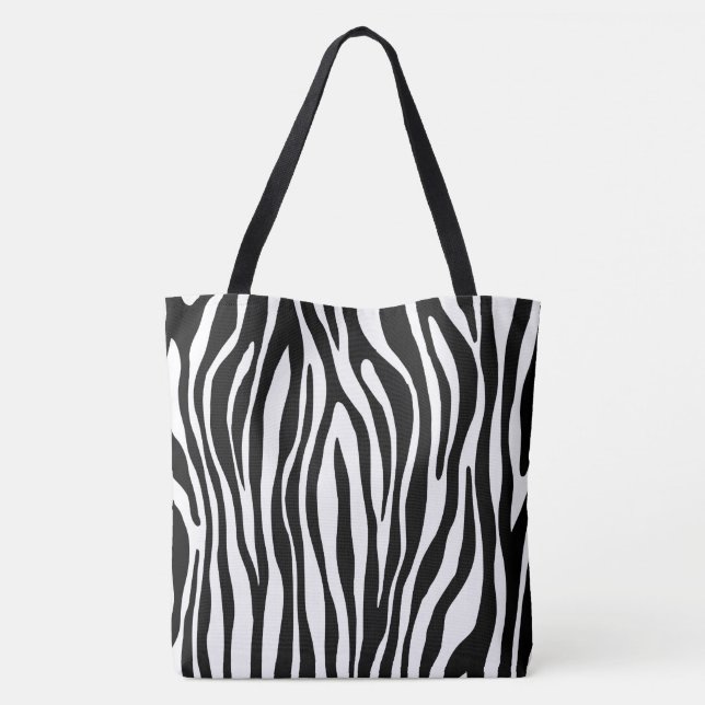 Bolsa Tote Impressão Zebra (Verso)