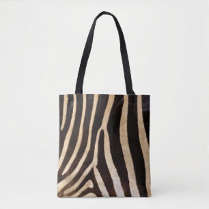 Bolsa Tote Impressão zebra no saco