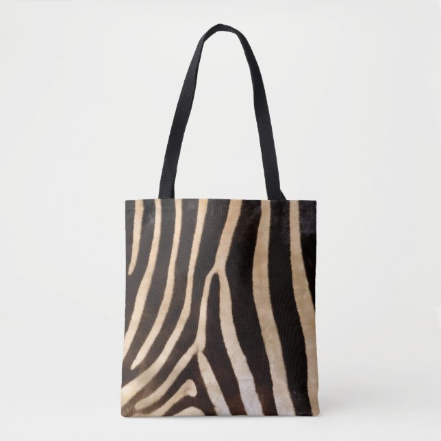 Bolsa Tote Impressão zebra no saco (Frente)
