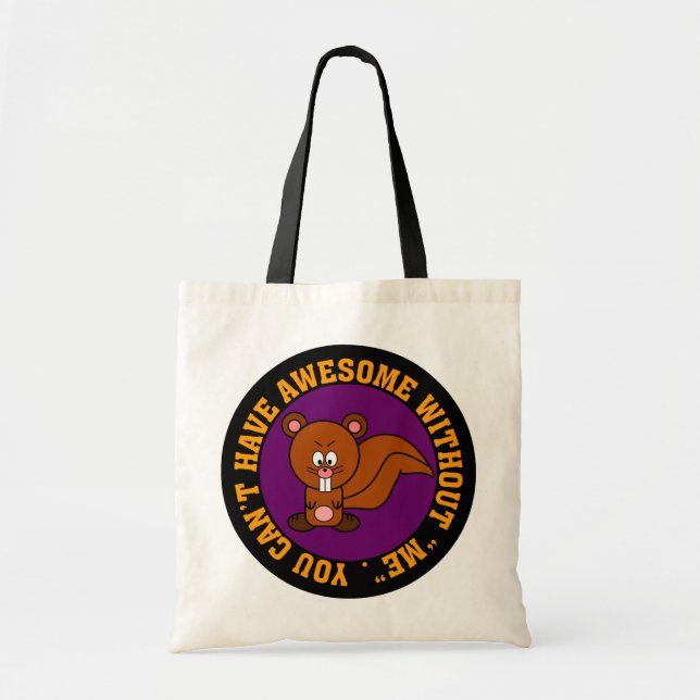 Bolsa Tote Impressionante não acontece sem mim (Frente)