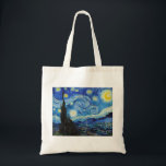 Bolsa Tote Impressionismo Vincent Van Gogh Starry Night<br><div class="desc">Impressionismo Vincent Van Gogh Starry Night Significando Famoso Design de Artes Visuais apresenta um excelente exemplo de expressão trabalho de arte. Este Impressionismo Vincent Van Gogh Starry Night Significando Famoso Design de Artes Visuais reflete a essência do artista e o período de tempo criado. Perfeito para entusiastas da arte de...</div>
