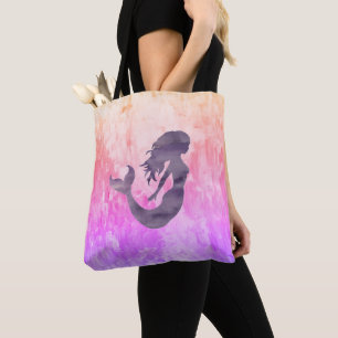 Bolsa Tote Impressionista Mermaid Ombré