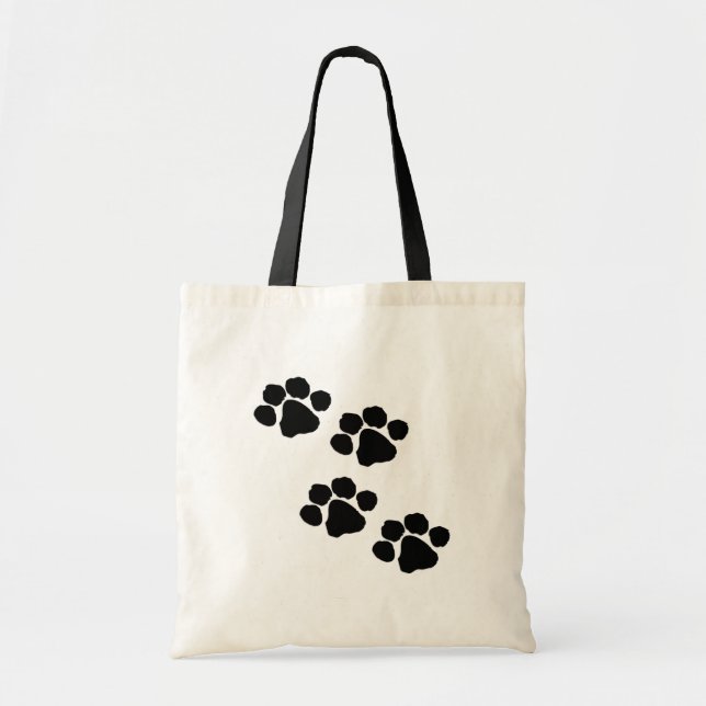 Bolsa Tote Impressões da pata (Frente)
