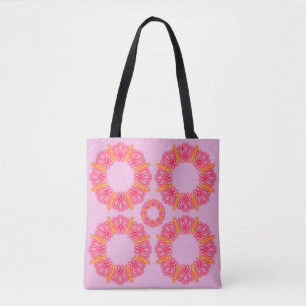 Bolsa Tote Impressões de caleidoscópio