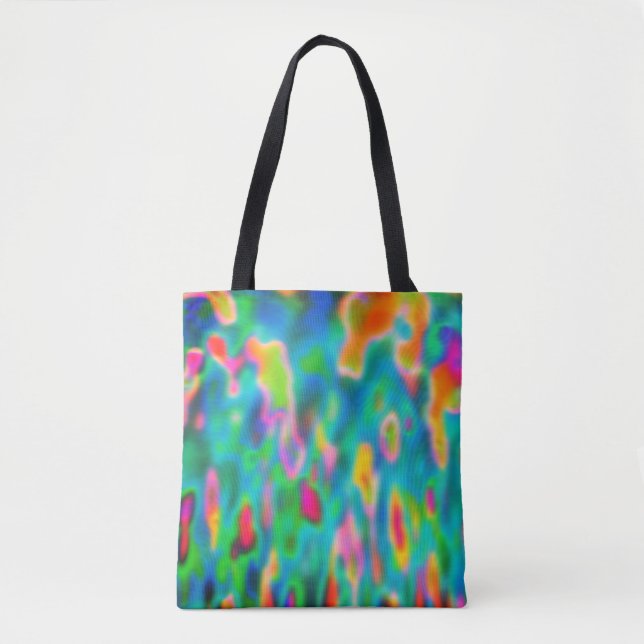 Bolsa Tote Impressões de Tulipas (Frente)