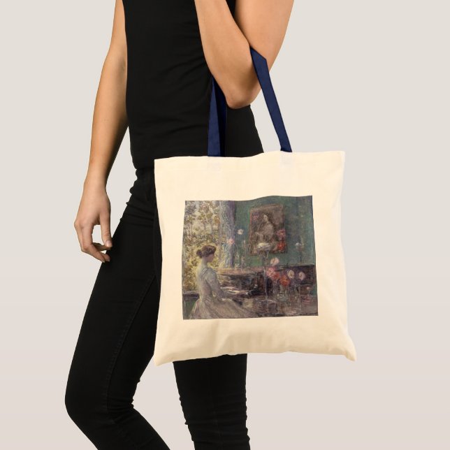Bolsa Tote Improvisação por Frederick Childe Hassam (Frente (produto))
