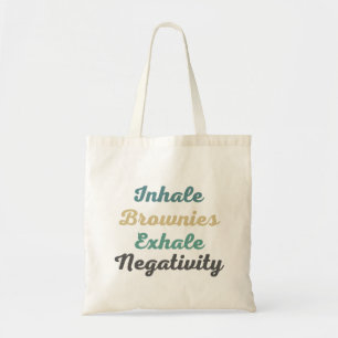 Bolsa Tote Inalar Brownies Exalar Negatividade Shopping Bag