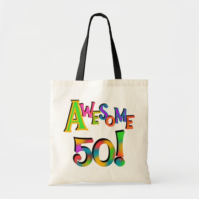 Bolsa Tote Incrível 50 t-shirts e presentes (Frente)