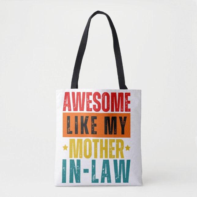 Bolsa Tote Incrível Como Minha Mãe Em Direito (Frente)