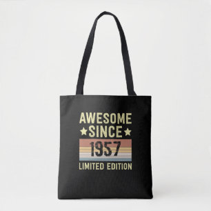 Bolsa Tote Incrível Desde 1957 Retro 65 Anos De Idade Anivers