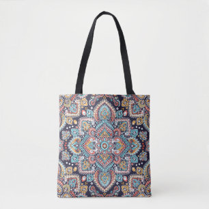 Bolsa Tote Indian Paisley: Padrão Étnico de Mandala