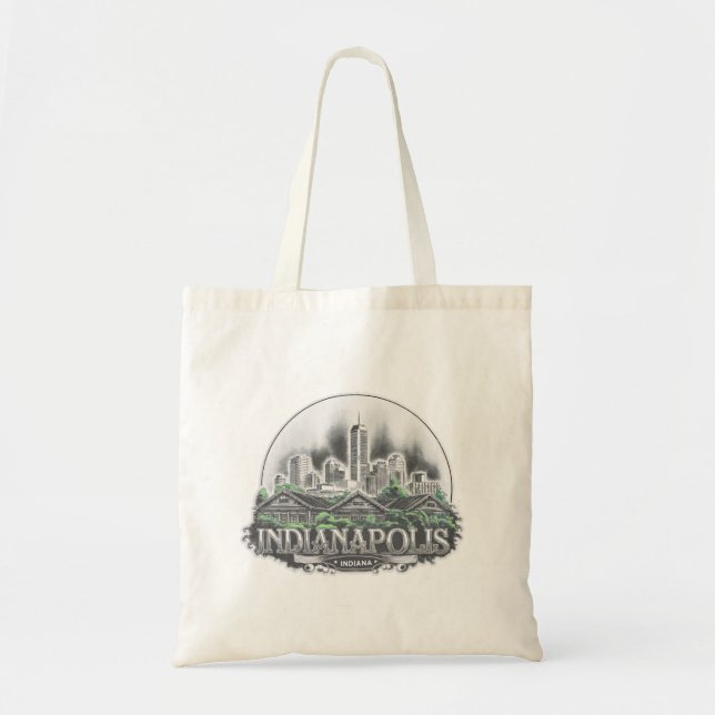 Bolsa Tote Indianapolis City Indiana EUA (Frente)