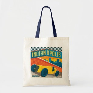 Bolsa Tote Indianapolis, Indiana Vintage Racer