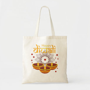 Bolsa Tote Indiano Diwali Festival Indian Diwali Night Tee Ha