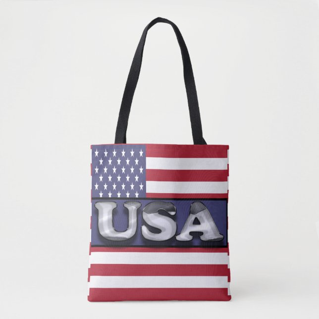 Bolsa Tote Indicador americano Text American (Frente)