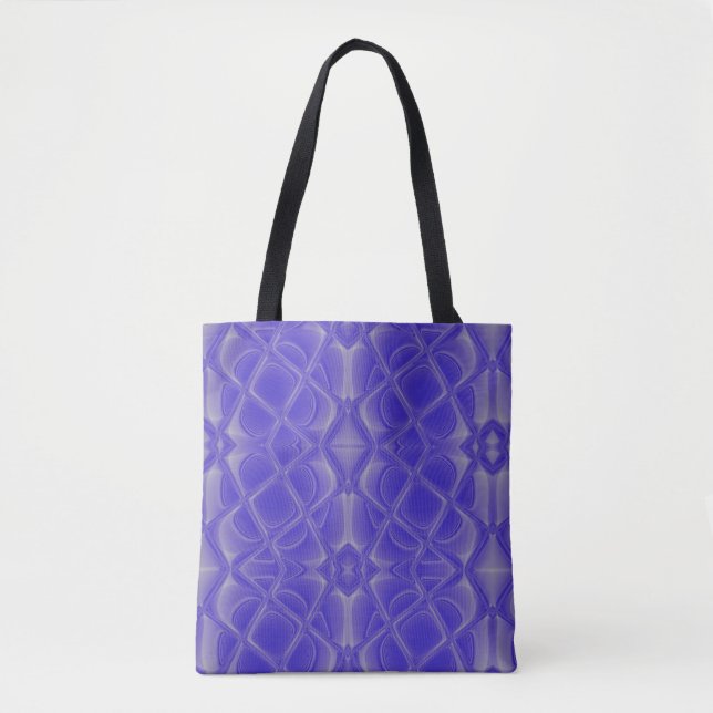 Bolsa Tote Indigo Petals (Frente)