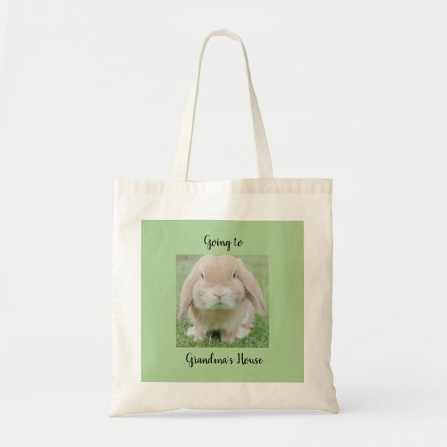 Bolsa Tote Indo para a Casa da Vovó (Frente)