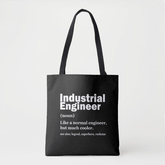 Bolsa Tote Industrial Engineering Funny Engineer (Frente)