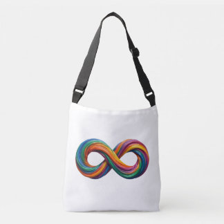 Bolsa Tote Infinito Arco-íris Colorido