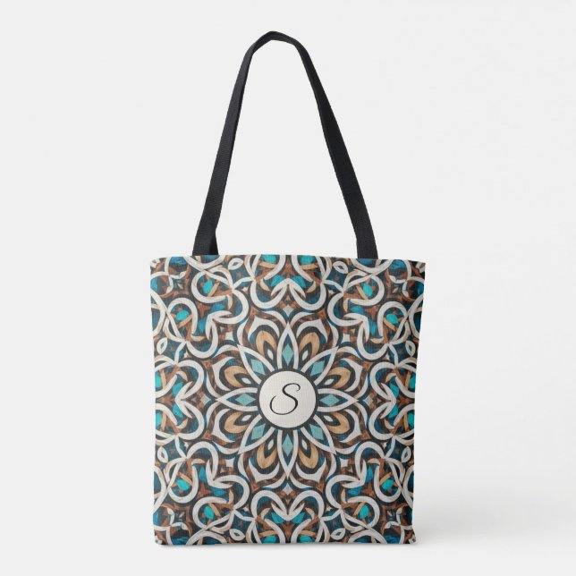 Bolsa Tote Infinity Flower Mandala (Verso)